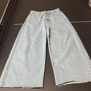 SHEIN Denim Wide-Leg Jeans